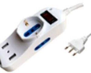 ZAPATILLA 1 SAL. SCHUKO-MOD. + 2 SAL. LATER + 2 USB - SL2508A