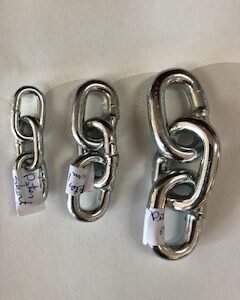 CADENA ELECTROGALVANIZADA